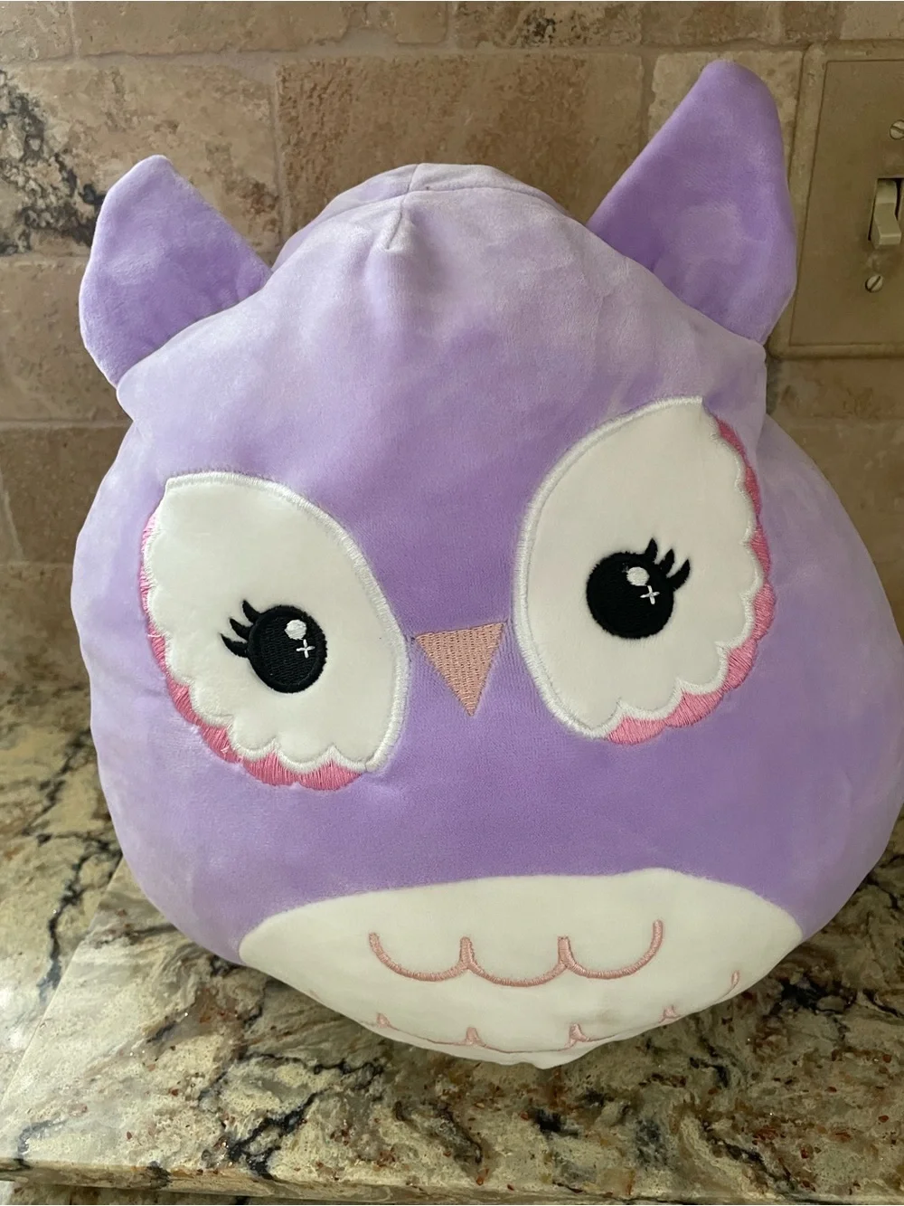Squishmallows  Plush Pillow Flip-A-Mallow Purple Owl Purple Soft